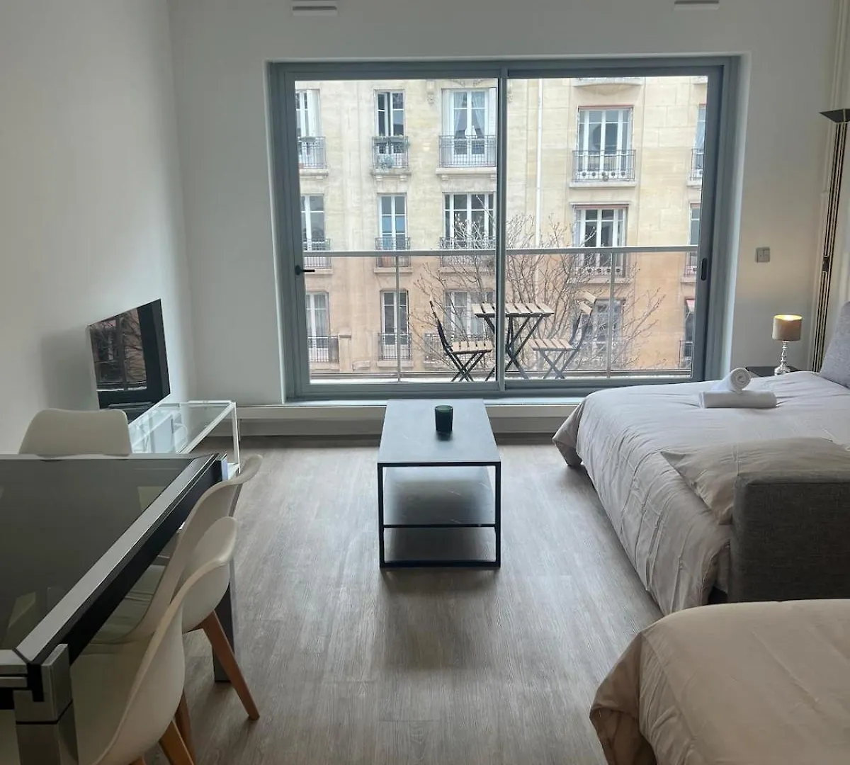 View Of Eiffel Tower Paris 16Th Arrondissement Trocadero With Terrasse Apartman 0*,